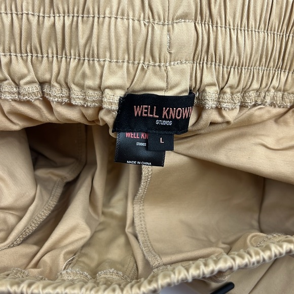 NWOT Well Known Studios Mens Drawstring Cargo Jogger Sweatpants Size Large - Picture 6 of 7